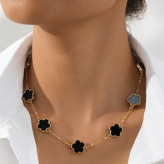 Aura Clover Necklace