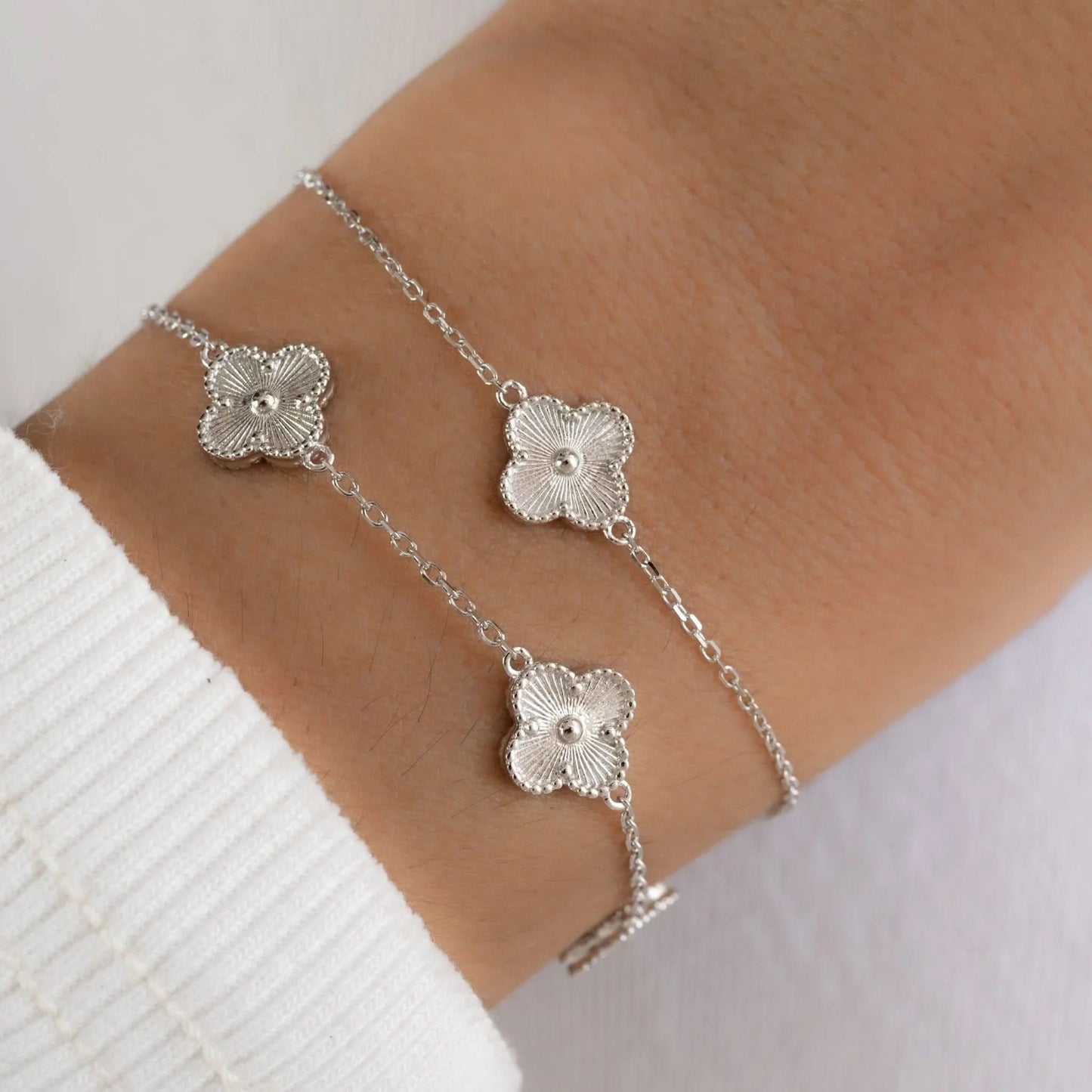 Luna Clover Chain Bracelet