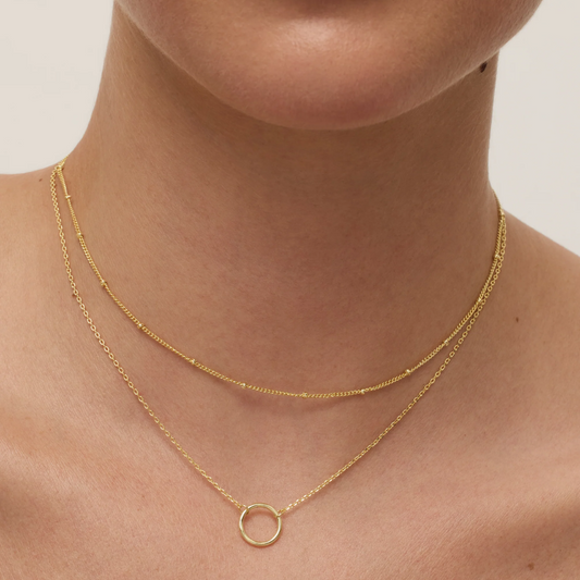 Minimal Duo Layered Necklace