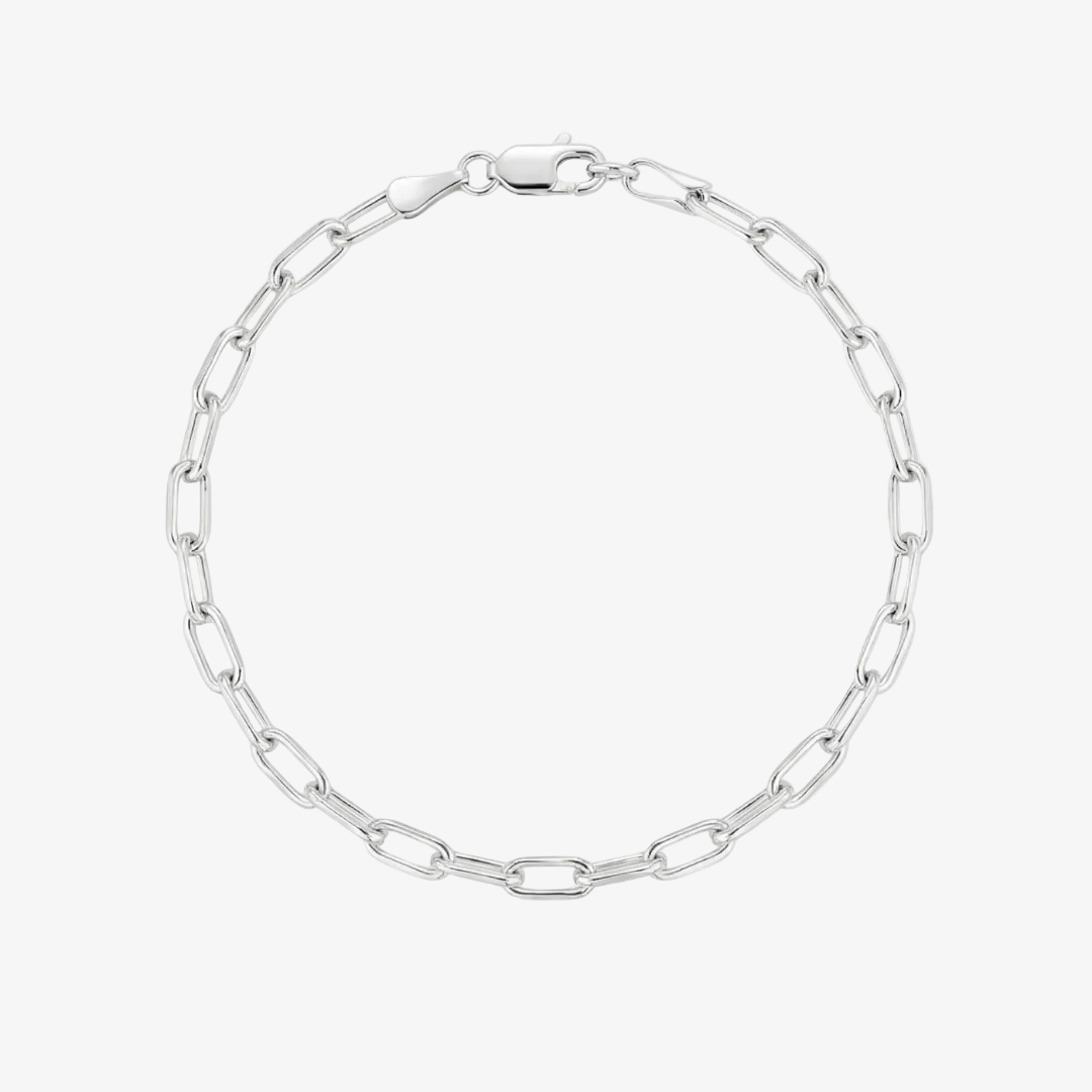 Minimal Paperclip Chain Bracelet