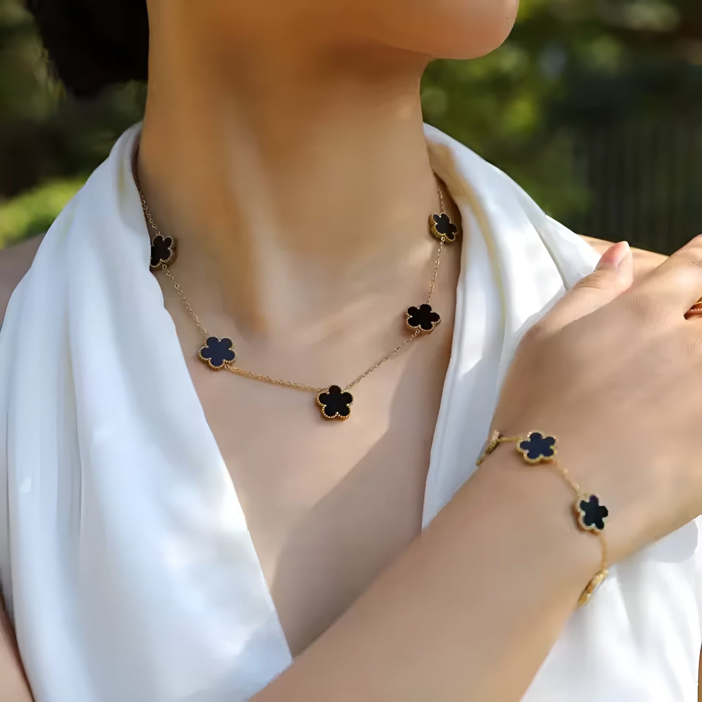 Celeste Clover Bracelet