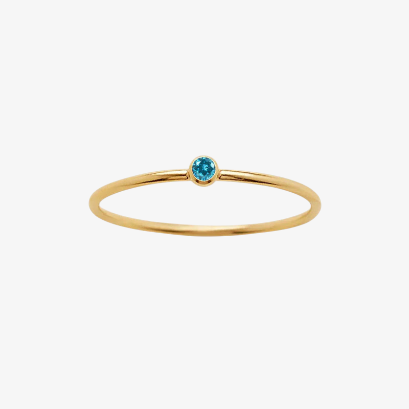 Birthstone Stacking Ring