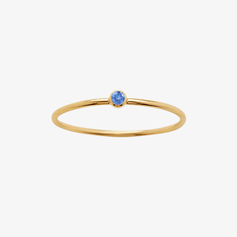 Birthstone Stacking Ring