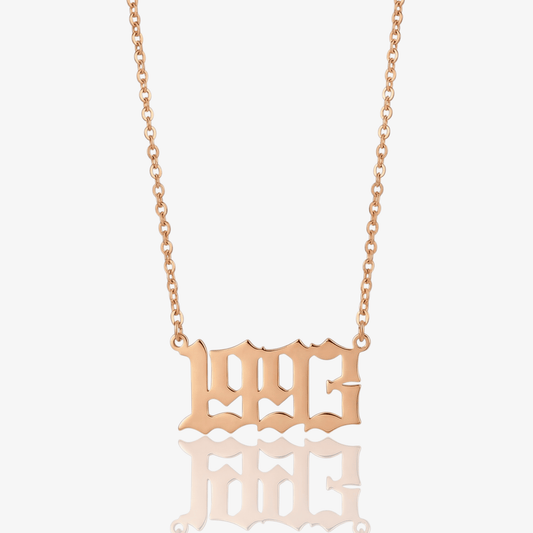 Classic Birth Year Necklace