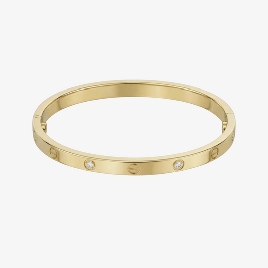 Thin Love Gold Bracelet