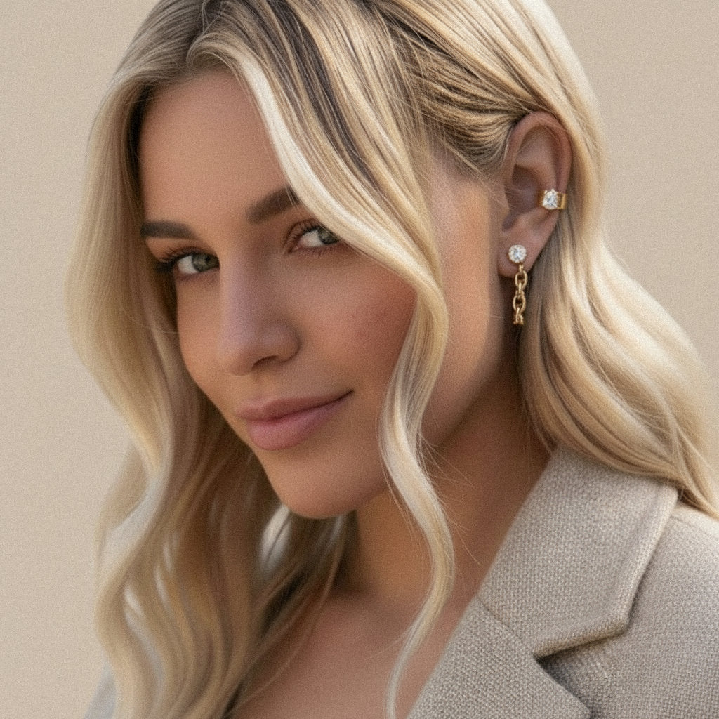 Maribel Diamond Earrings Set