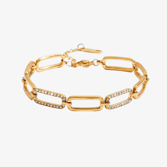 Cora Diamond Link Chain Bracelet