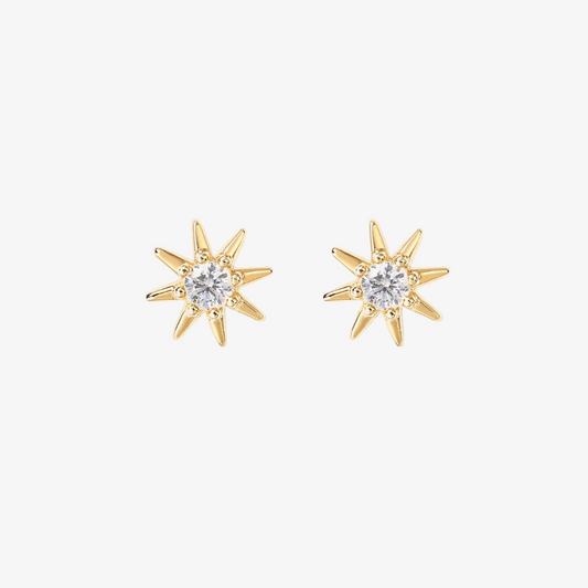 Mini Star Flat Back Stud Earrings