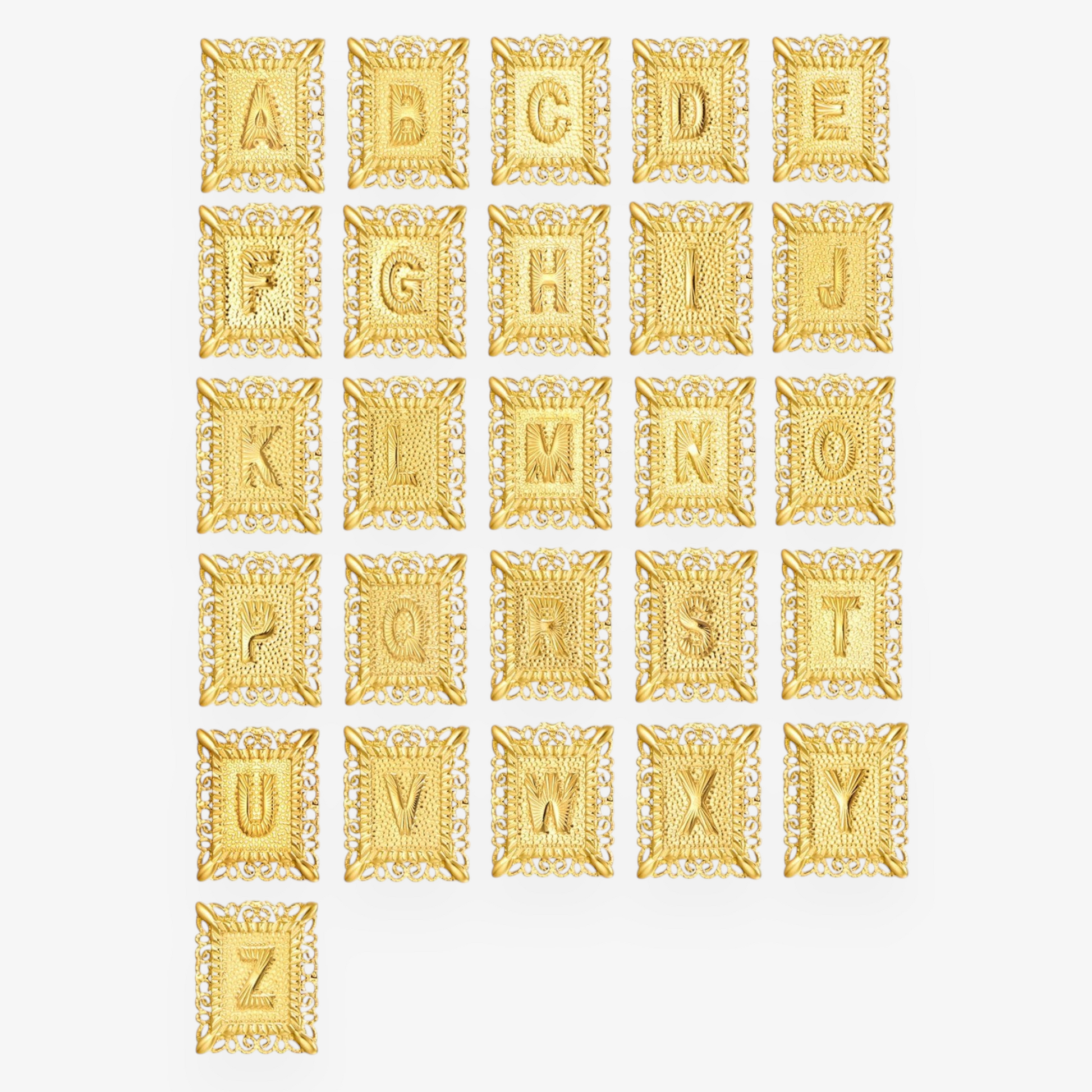 2pc 14k Initial & Cross Layered Necklace Set