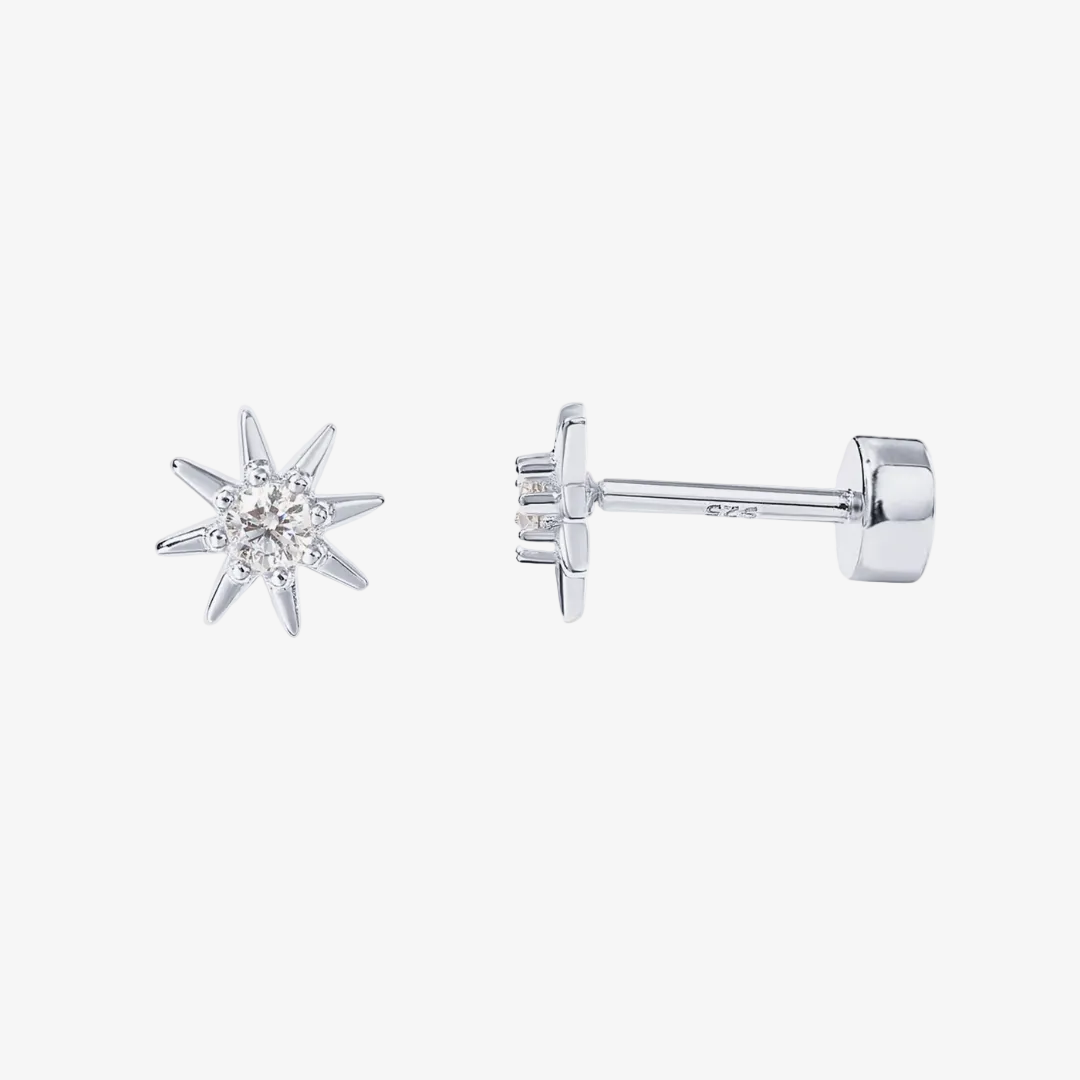 Mini Star Flat Back Stud Earrings