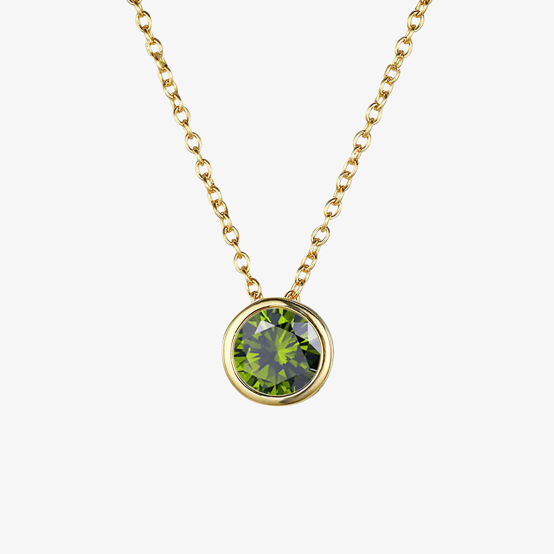 Aura Birthstone Necklace