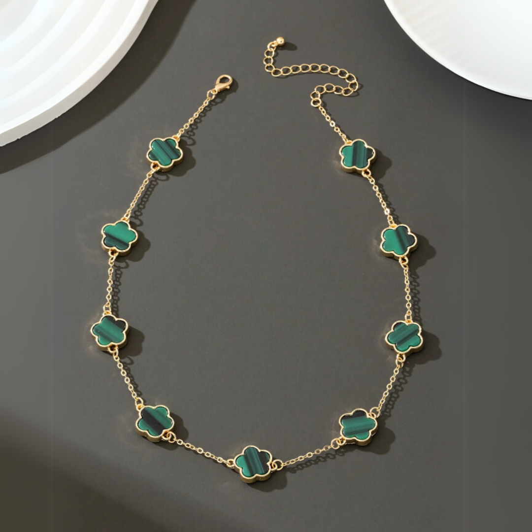 Aura Clover Necklace