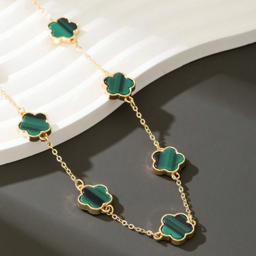 Aura Clover Necklace