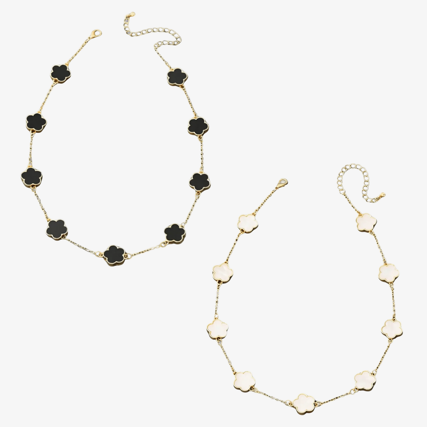 Aura Clover Necklace