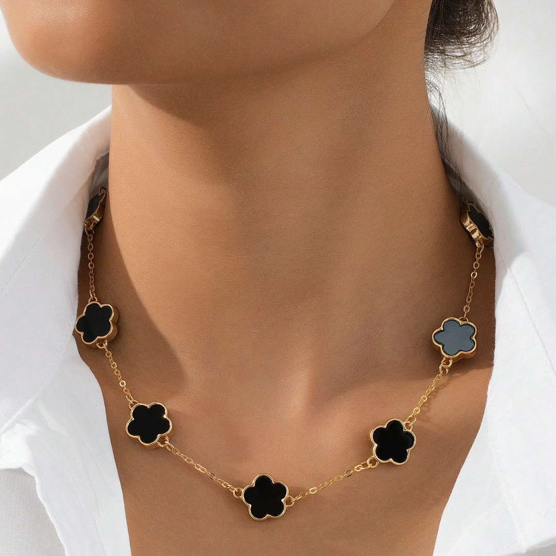 Aura Clover Necklace