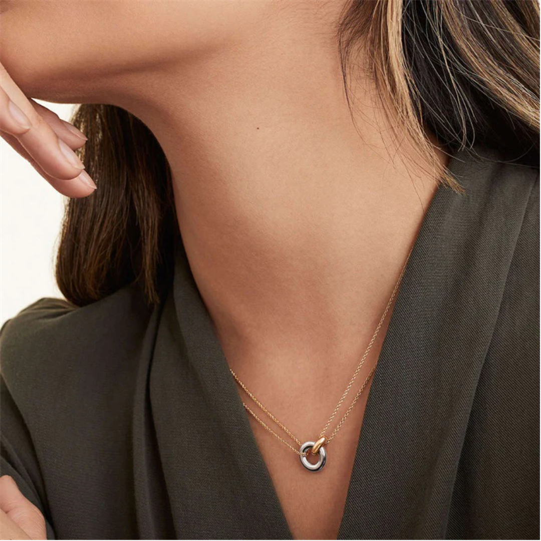 Avery Hoop Chain Necklace