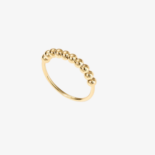 Beaded Minimal Anxiety Ring