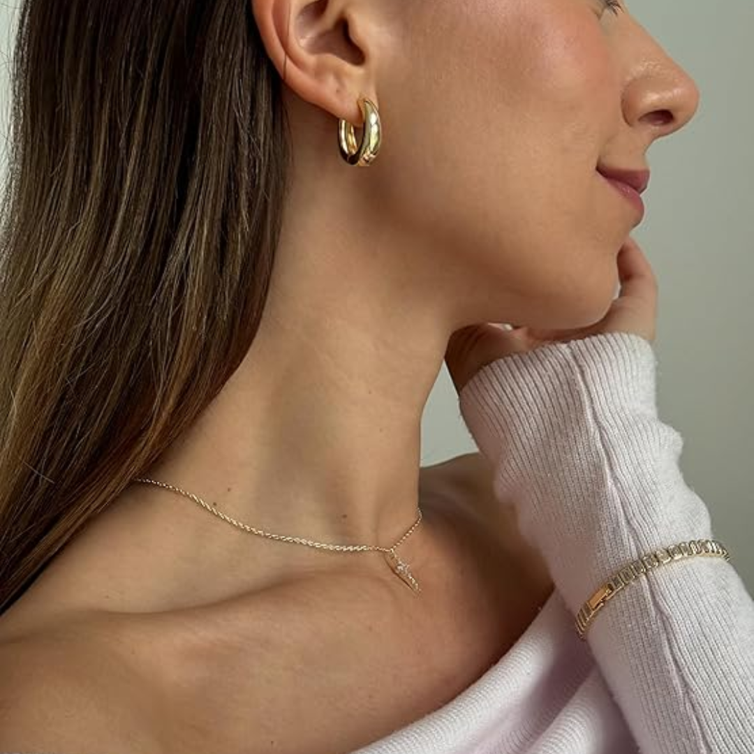 Classic Dome Hoop Earrings