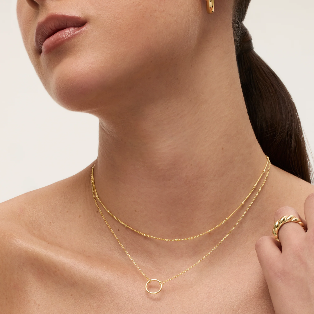 Minimal Duo Layered Necklace