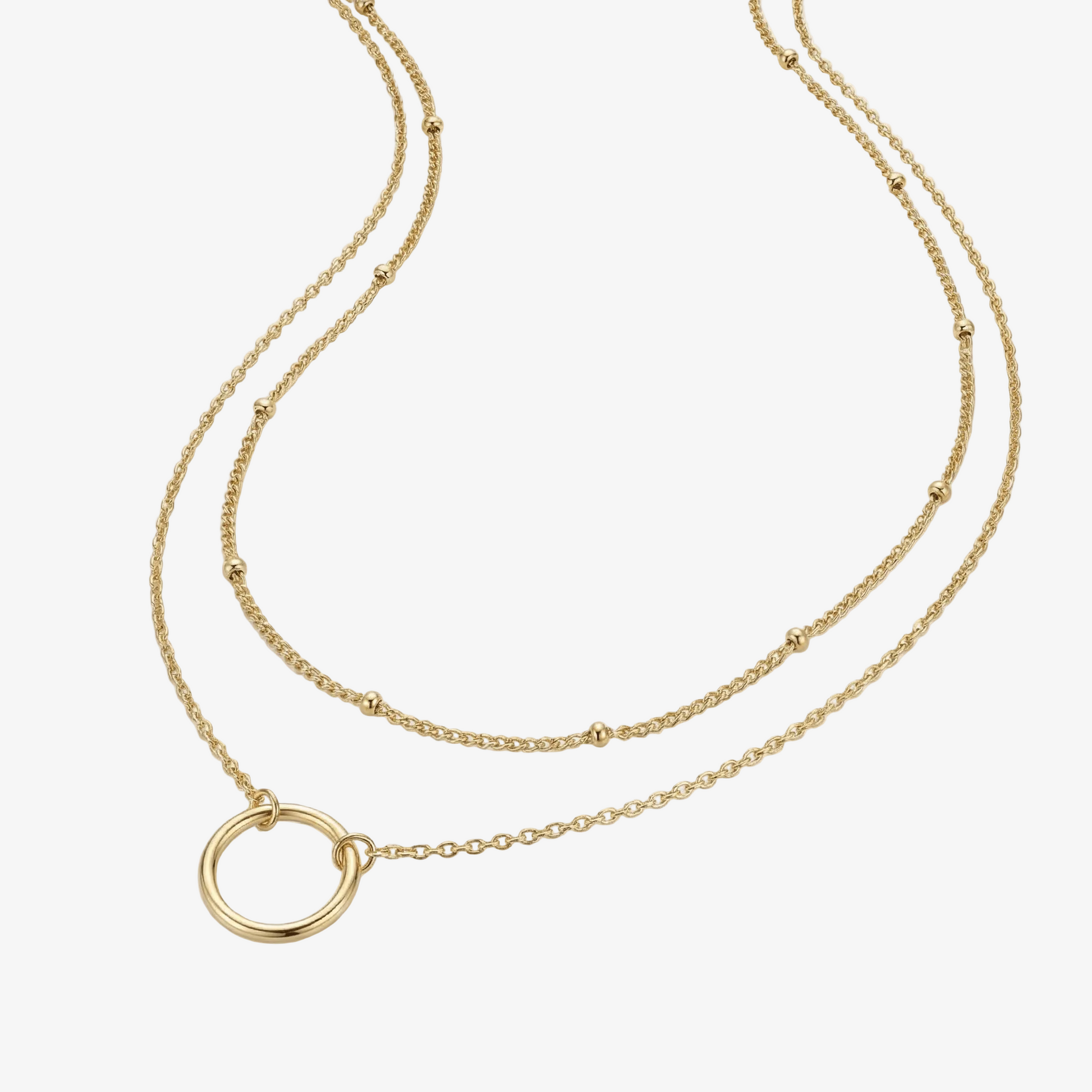 Minimal Duo Layered Necklace