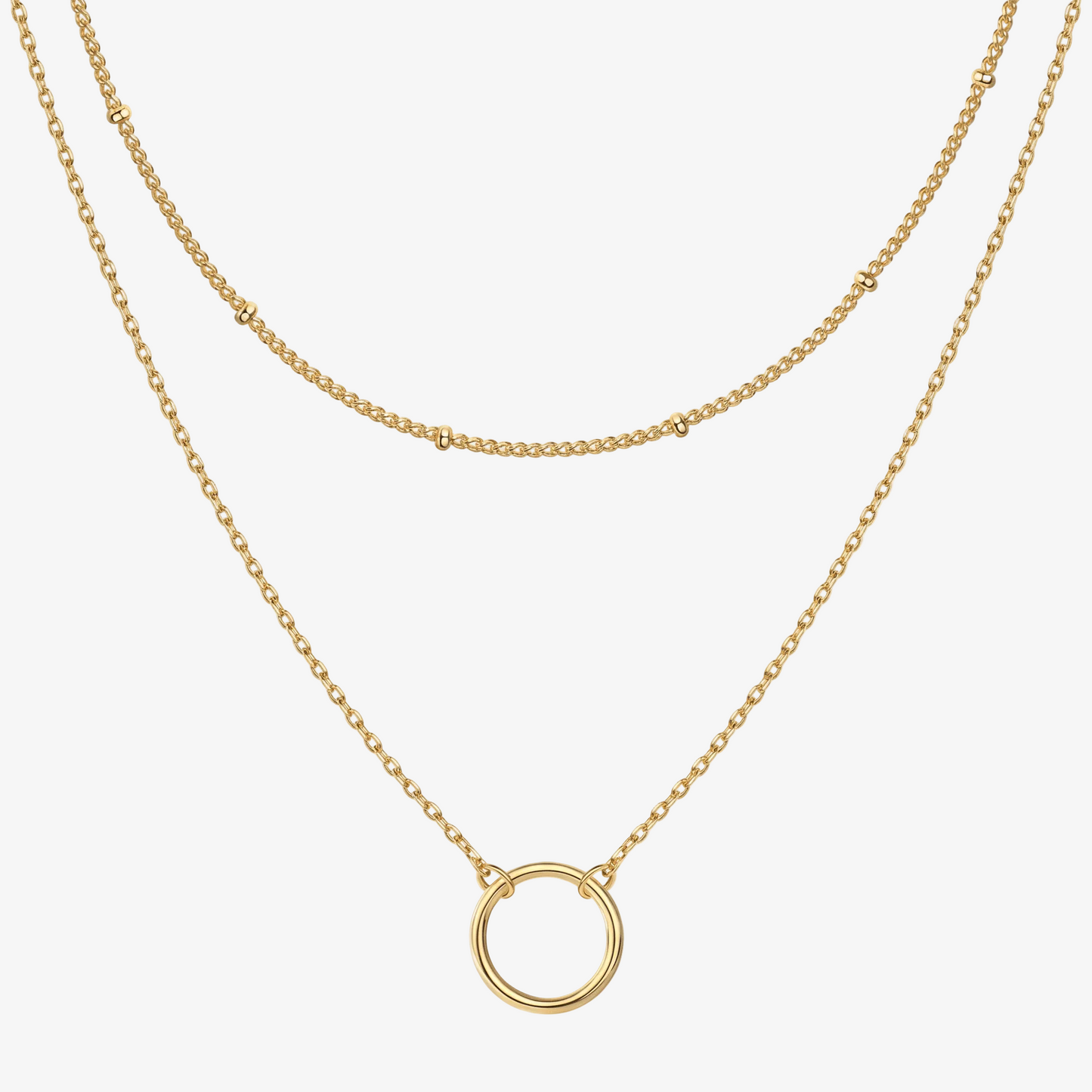 Minimal Duo Layered Necklace