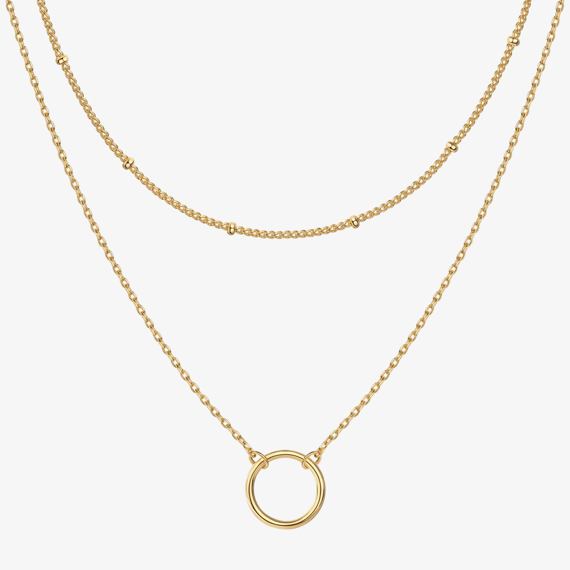 Minimal Duo Layered Necklace