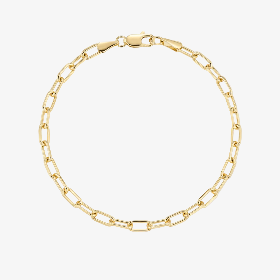 Minimal Paperclip Chain Bracelet
