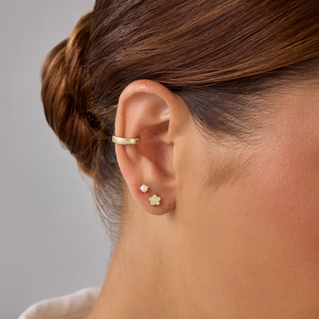 Multi-Shape Flat Back Stud Earrings