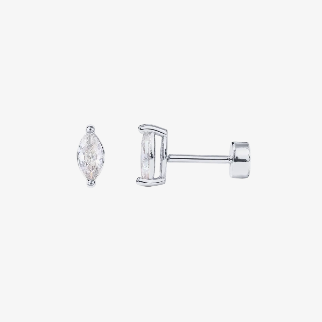 Tiny Teardrop Flat Back Studs