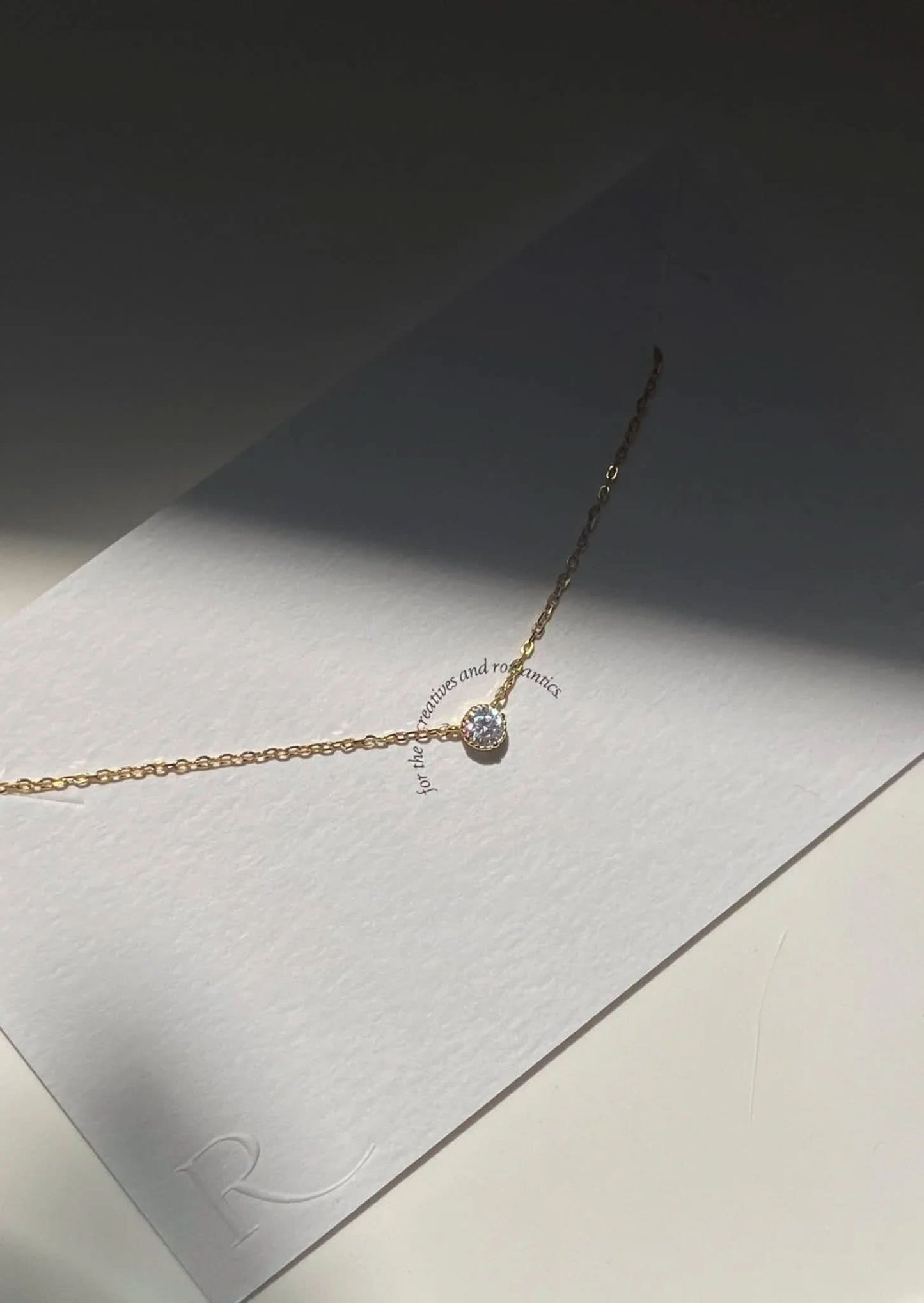 Noa Solitaire Necklace