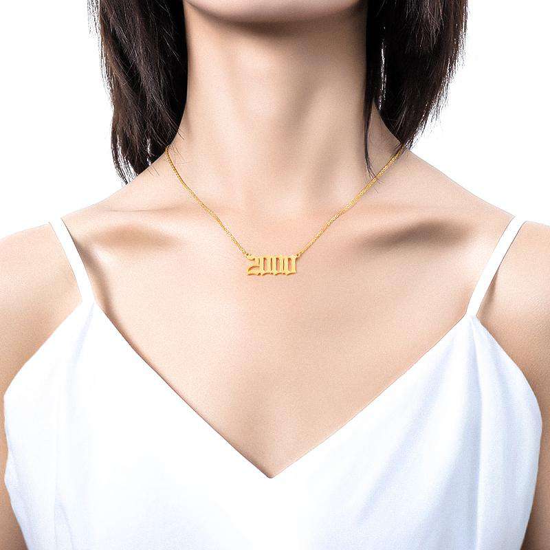Classic Birth Year Necklace