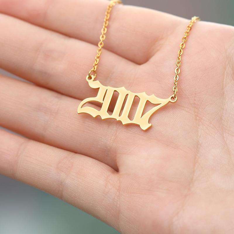 Classic Birth Year Necklace