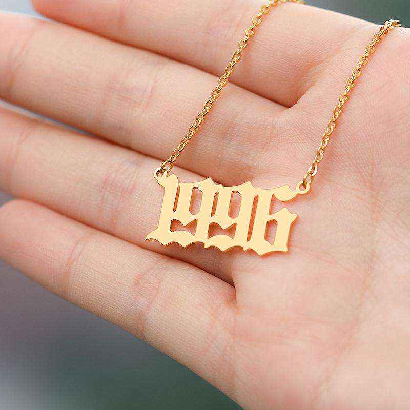 Classic Birth Year Necklace